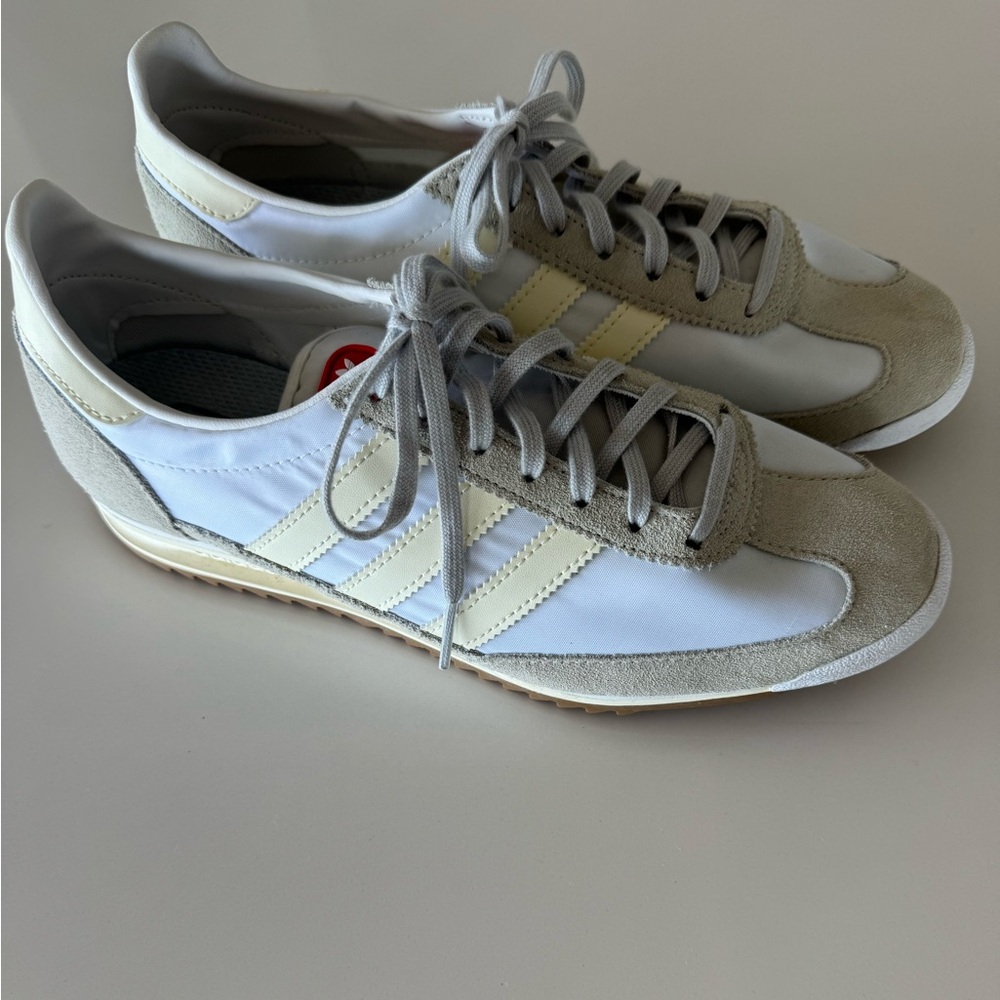 ADIDAS SL 72 Lotta Volkova Triple White BRAND NEW NEVER WORN. Men’s 7=W 8.5/9